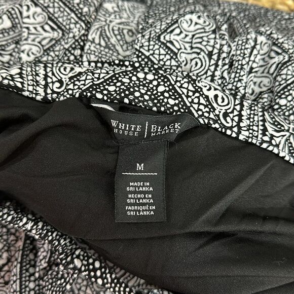 White House Black Market Sleeveless Printed Short Dress Size M - Picture 6 of 11